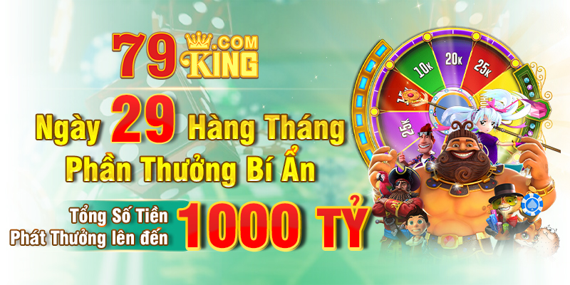 Các chương trình khuyến mãi tại 79king cực hấp dẫn người chơi